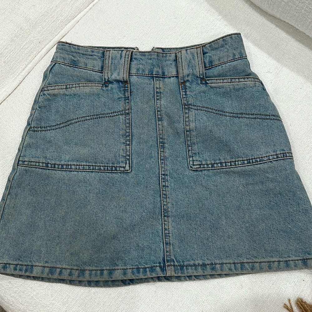 jean skirt